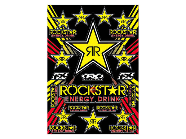 Factory Effex ROCKSTAR ENERGY STICKER SHEET