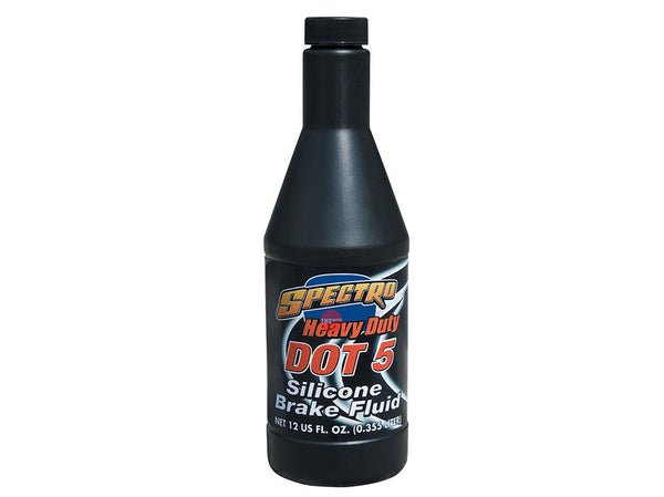 Spectro Heavy Duty DOT 5 silicone brake fluid .355lt (12oz)