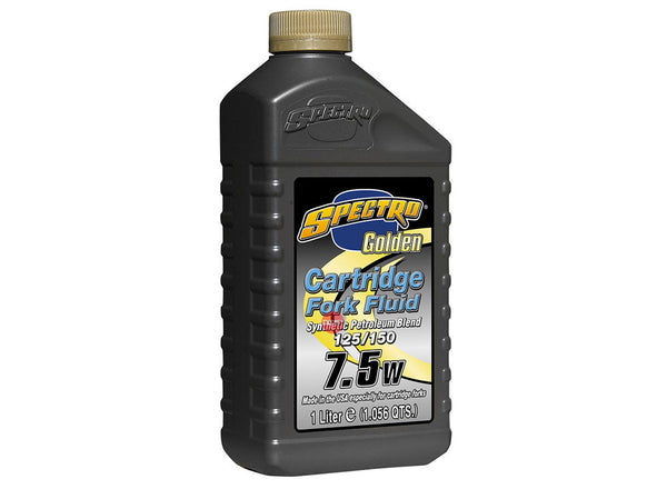 Spectro Fork Fluid 7.5w -Light 125/150 1L Cartridge Oil Golden