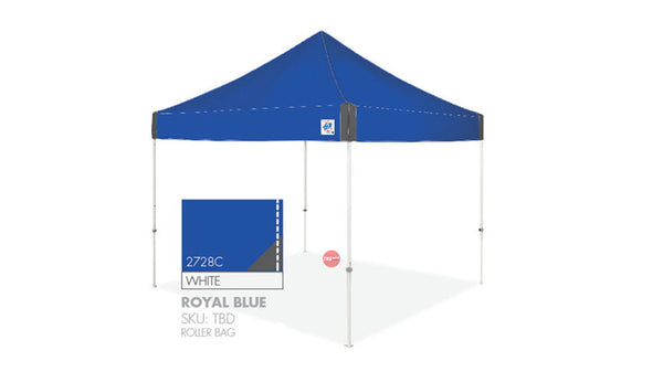 E-Z Up Vantage 3 Shelter Blue Top/ White Frame E-Z UP