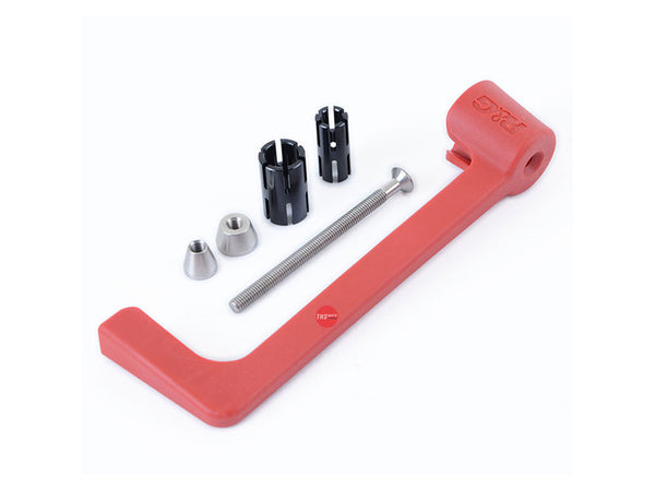 R&G Moulded Lever Guard Red Ohvale 110/160 R&G