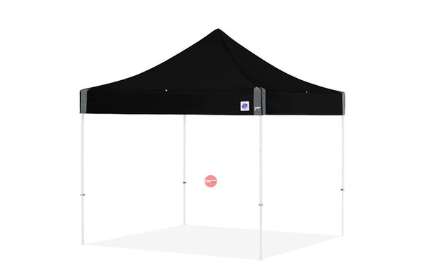 E-Z Up 3x3m Eclipse White Frame Black Top + Stakes