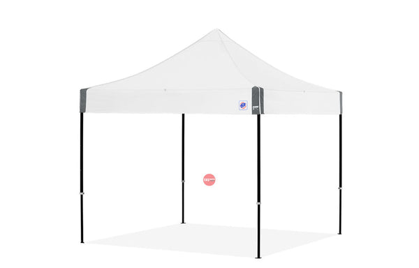 E-Z Up 3x3m Eclipse Black Frame White Top + Stakes