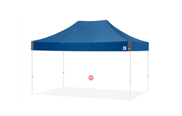 E-Z Up 3x4.5m Eclipse White Frame Blue Top + Stakes