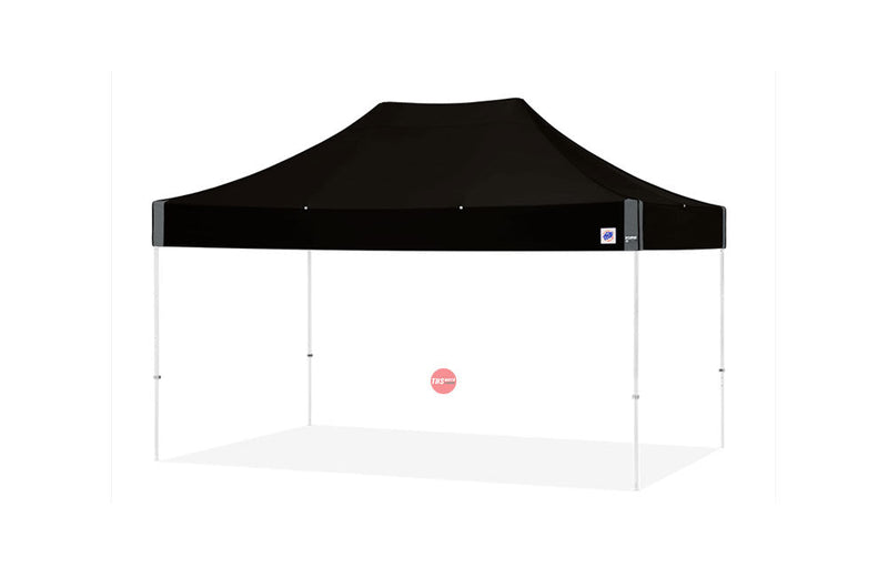 E-Z Up 3x4.5m Eclipse White Frame Black Top + Stakes