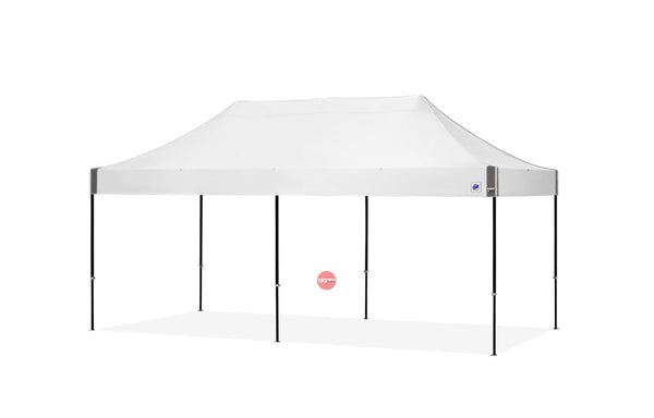 E-Z Up 3x6m Eclipse Black Frame White Top + Stakes