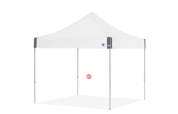 E-Z Up 3x3m Express Grey Frame Black Top + Stakes