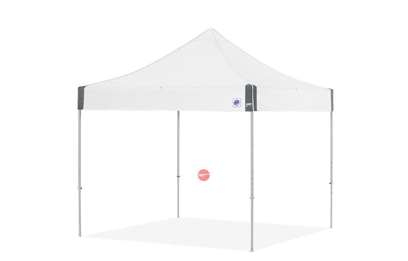 E-Z Up 3x3m Express Grey Frame Black Top + Stakes