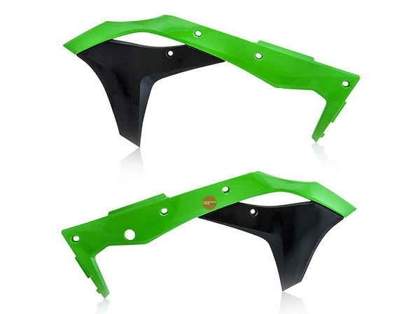 Acerbis Radiator scoops KX250F 2017/19 Grn/Blk OEM