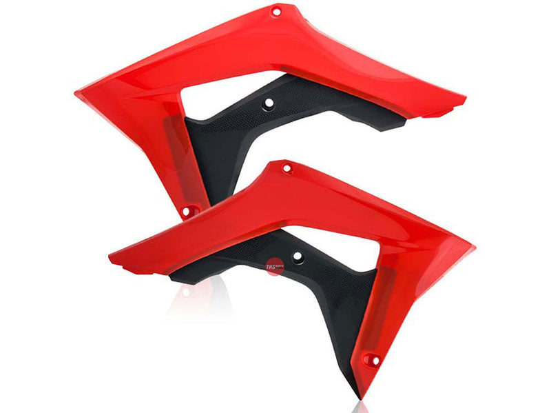 Acerbis Radiator scoops OEM red/blk 250R 17/21 CRF450R 17/20 Acerb