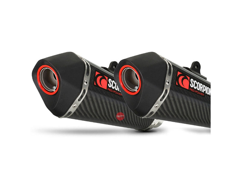 Scorpion Z1000 Serket Taper Slip-on (Pair) Carbon Fibre Sleeve 2017-2020