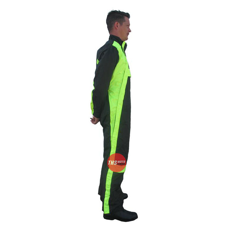 Givi Rain Suit One-Piece Black/Yellow XL