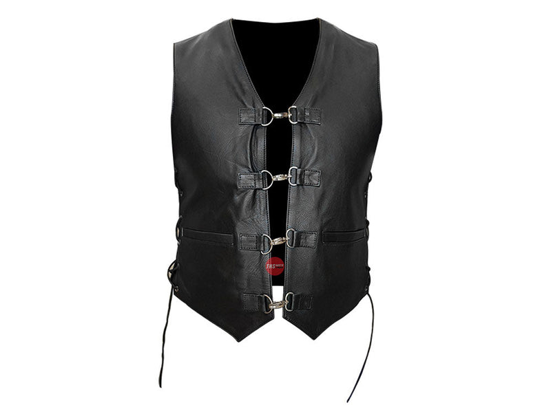 Speed-X 4XL Black Leather Vest P78930/0 XXXXL