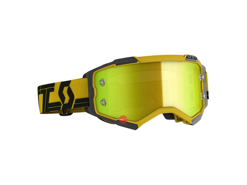 Scott Fury Goggle Yellow/Black Yellow Chrome Works