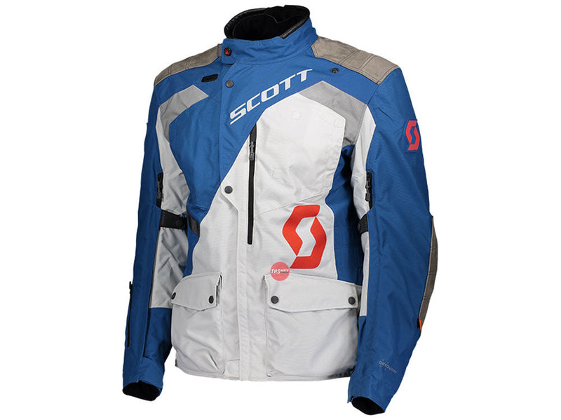 Scott 3XL Dualraid Dryo Sapphire Blue/Lunar Grey Jacket