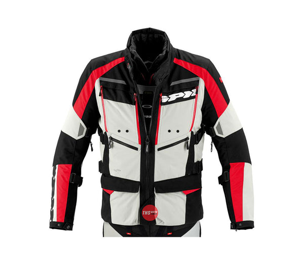 Spidi Jacket 4 Season Black/Red/White Large