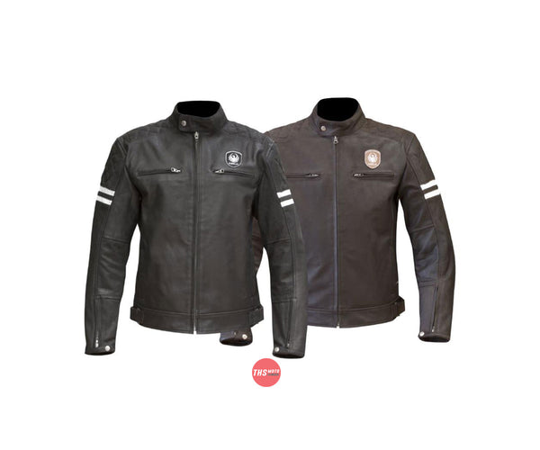 Merlin Hixon Heritage Leather Jacket Black 50