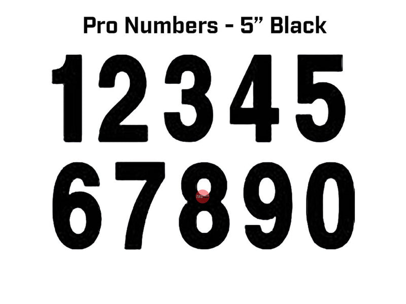 Factory Effex PRO NUMBER 5 INCH 8 3 PACK BLACK 125mm