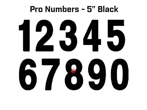 Factory Effex PRO NUMBER 5 INCH 9 3 PACK BLACK 125mm