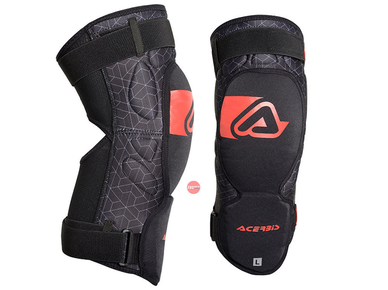 Acerbis X-Knee Guards Soft Black/Red