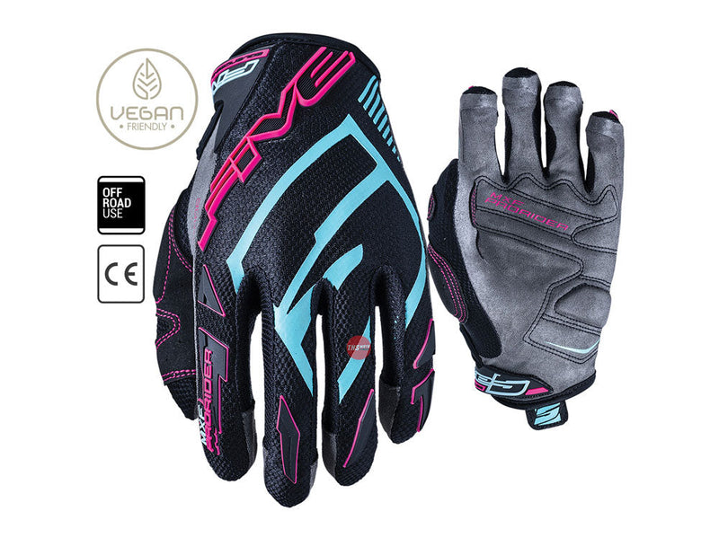 Five 07/XS MXF PRORIDER S Woman Grey/Blue/Pink Glove FIVE