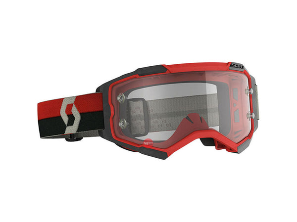 Scott Fury Goggle Red/Black Clear Works Lens