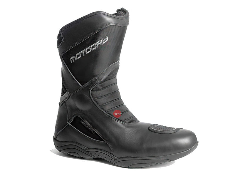 MotoDry Tour V2 Black Road Boots Size EU 44 (US9.5)