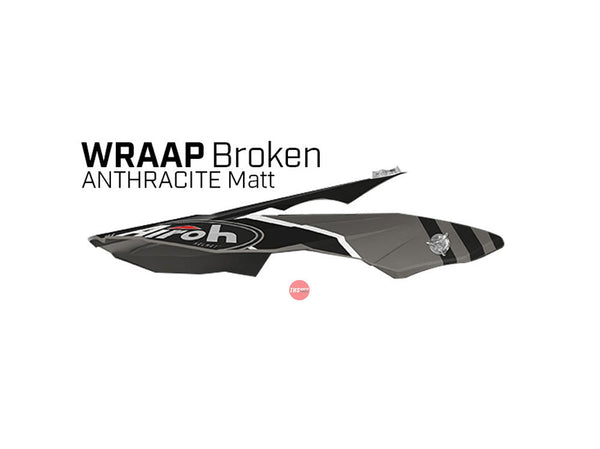 Airoh Wraap Broken Matt Anthracite Peak Only