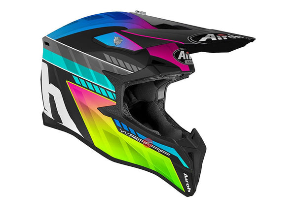 Airoh Wraap Prism Matt MX Helmet Size Youth XS 53 54cm