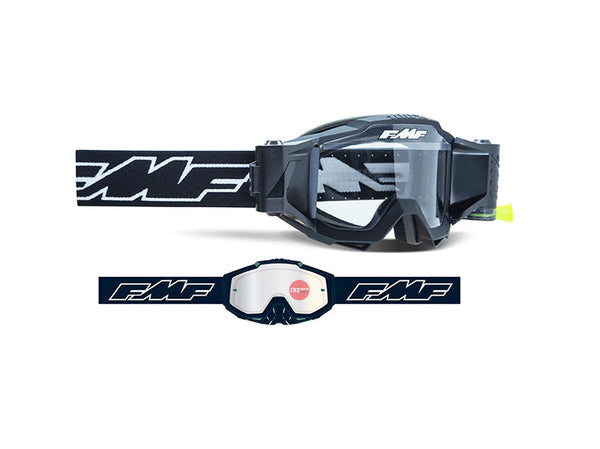 FMF POWERBOMB Film System Goggle Rocket Black - Clear Le