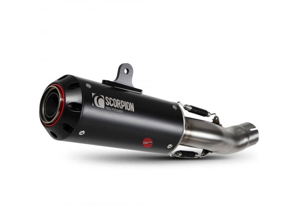 Scorpion MSX 125 Red Power Full System Black Ceramic Coated Sleeve 2021-2023