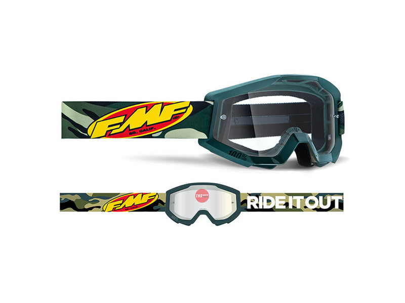 FMF POWERCORE Goggle Assault Camo - Clear Lens