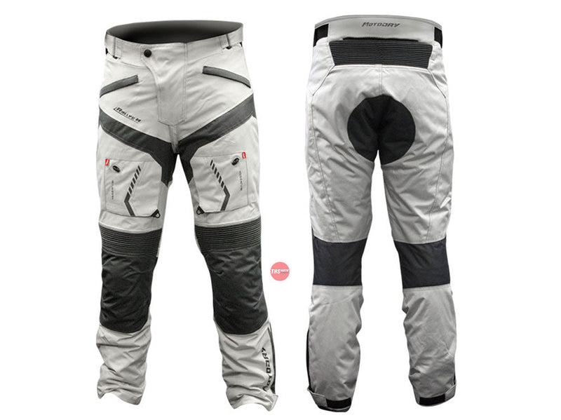 MotoDry 5XL Rally 2 Pants Grey/Black Motodry XXXXXL