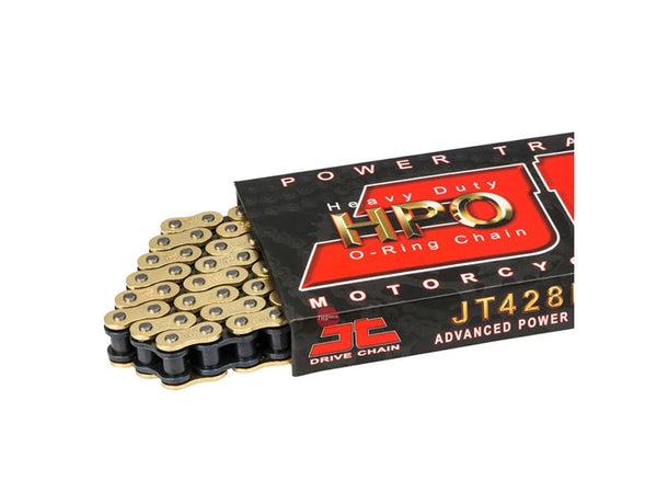 JT 428HPO x 120 Chain Gold/Black O-Ring