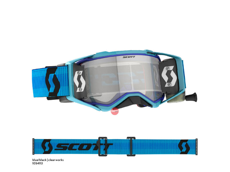 Scott Prospect WFS Goggle Blue/Blk Clear Works lens