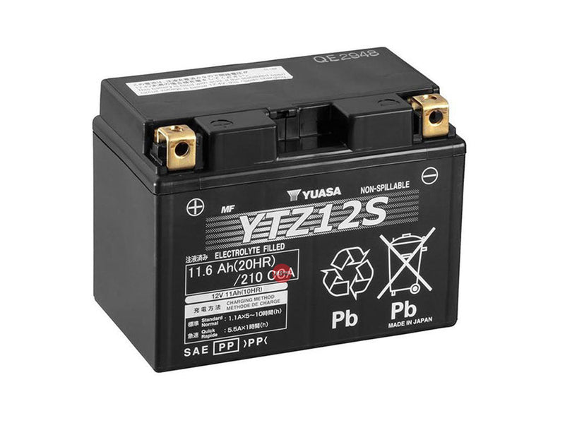 Yuasa YTZ12S J Non-DG Factory Sealed Battery Made in Japan