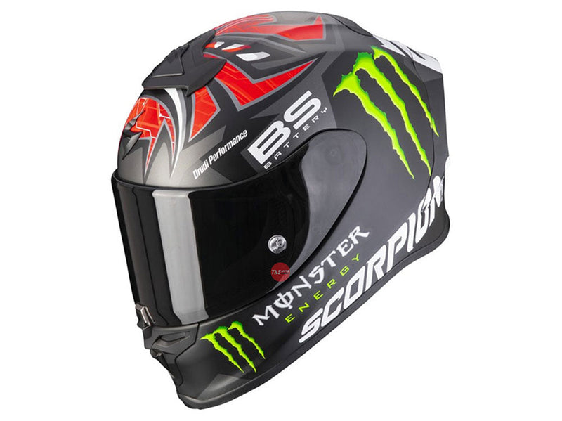 Scorpion EXO-R1 Air Fabio Monster Rep Matt Blk/Red Road Helmet Size Small 56cm