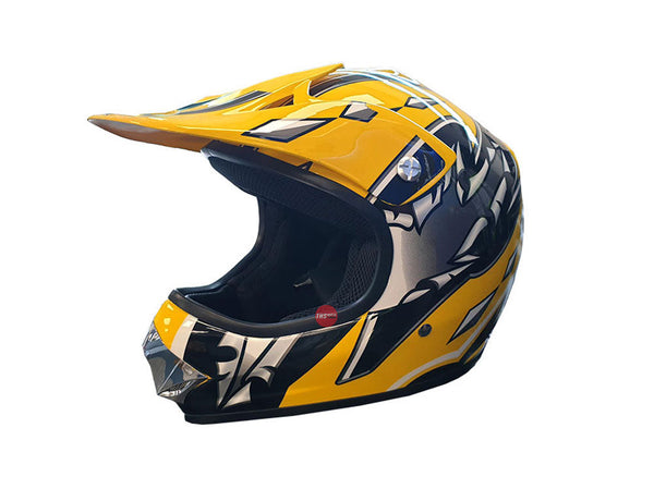 Kylin B12 #176 Yellow Helmet Size Youth Medium 51 52cm