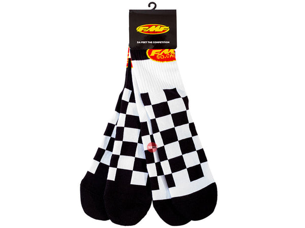 FMF Checker Socks 2 pair pack Black