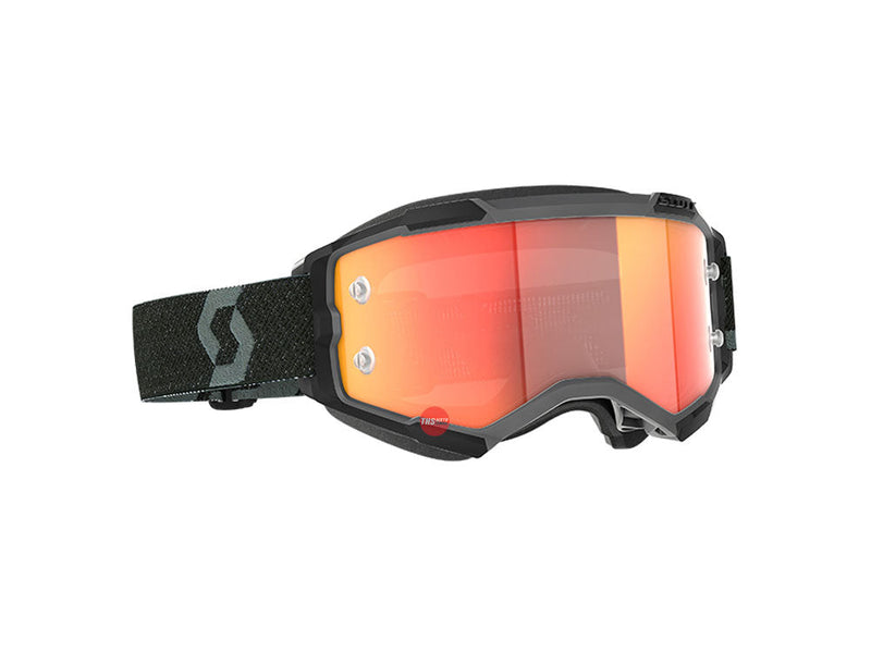 Scott Fury Goggle Black/Orange Chrome Works