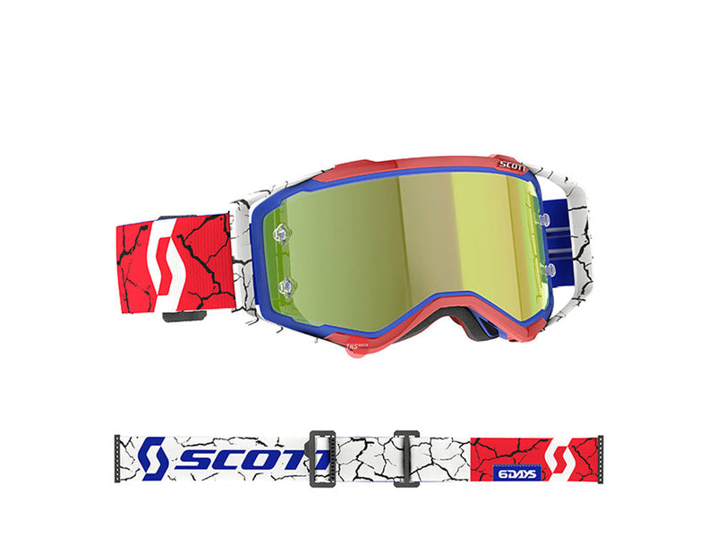 Scott Prospect Goggle 6 Days 2022 France Blu/Whi Yell Chr