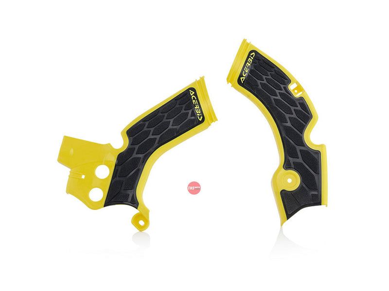 Acerbis Frame Protectors yellow/black Suzuki RMZ250 2010-2018