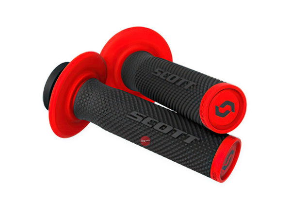 Scott Grips SX II Lock On + Cam Set Black/Red