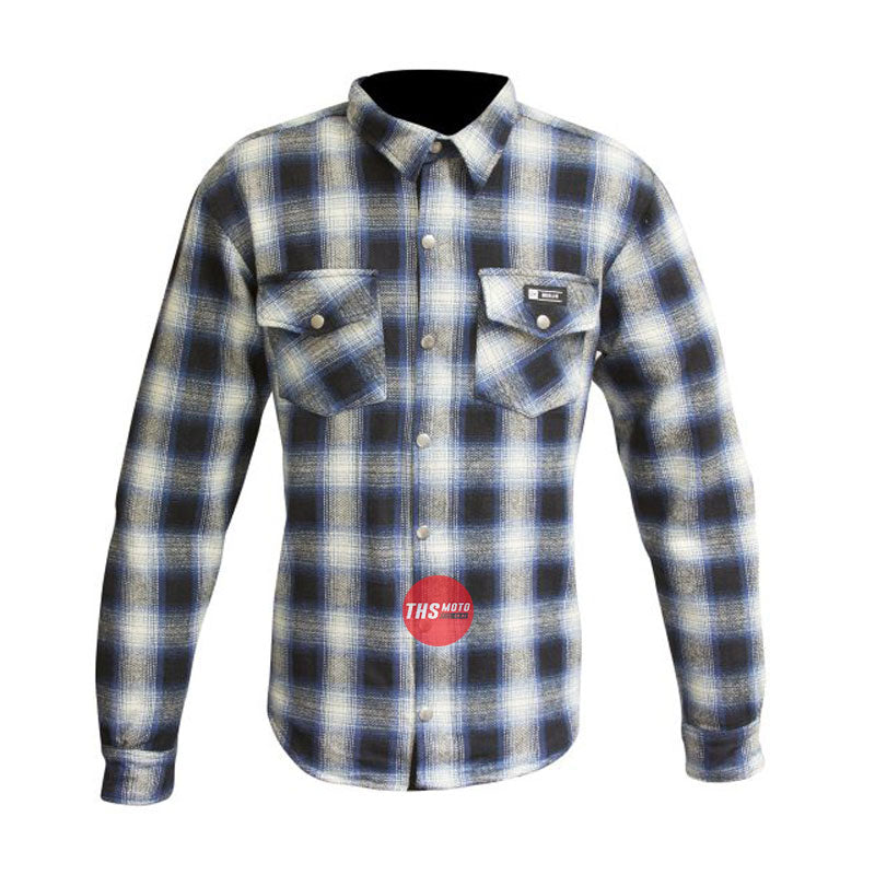 Merlin Axe Checkered Shirt Blue Small