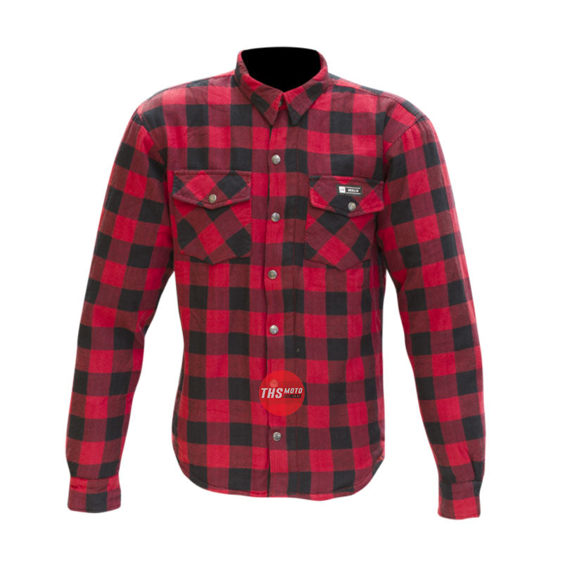 Merlin Axe Checkered Shirt Red 2XL