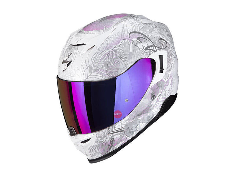 Scorpion EXO-520 EVO Air Melrose White/Pink Road Helmet Size Medium 58cm