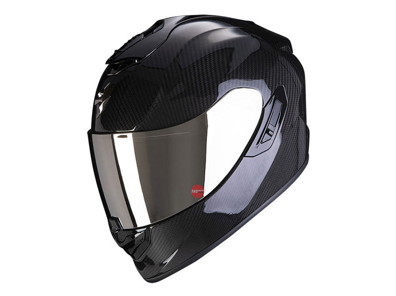 Scorpion EXO-1400 EVO Carbon Air Gloss Black Road Helmet Size XS 54cm