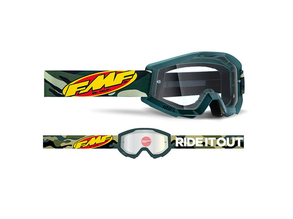 FMF POWERCORE Goggle Assault Camo - Clear Lens