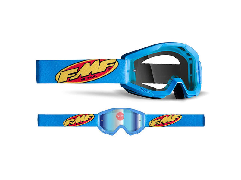 FMF POWERCORE Goggle Core Cyan - Clear Lens