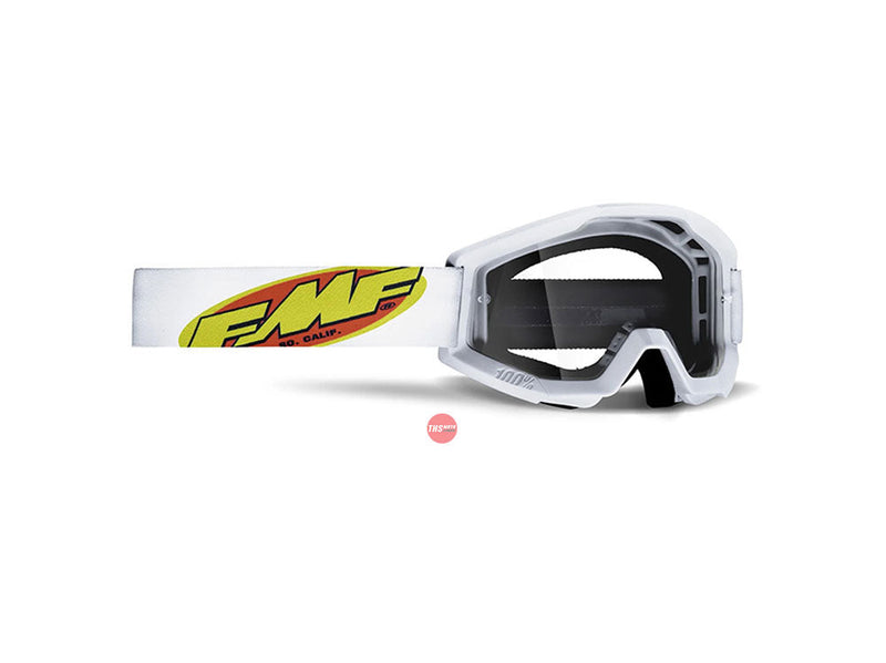 FMF POWERCORE Goggle Core White - Clear Lens